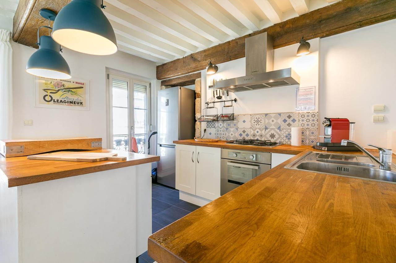 Le Rousseau Charme Et Authenticite- Srloc Apartamento Dijon Exterior foto