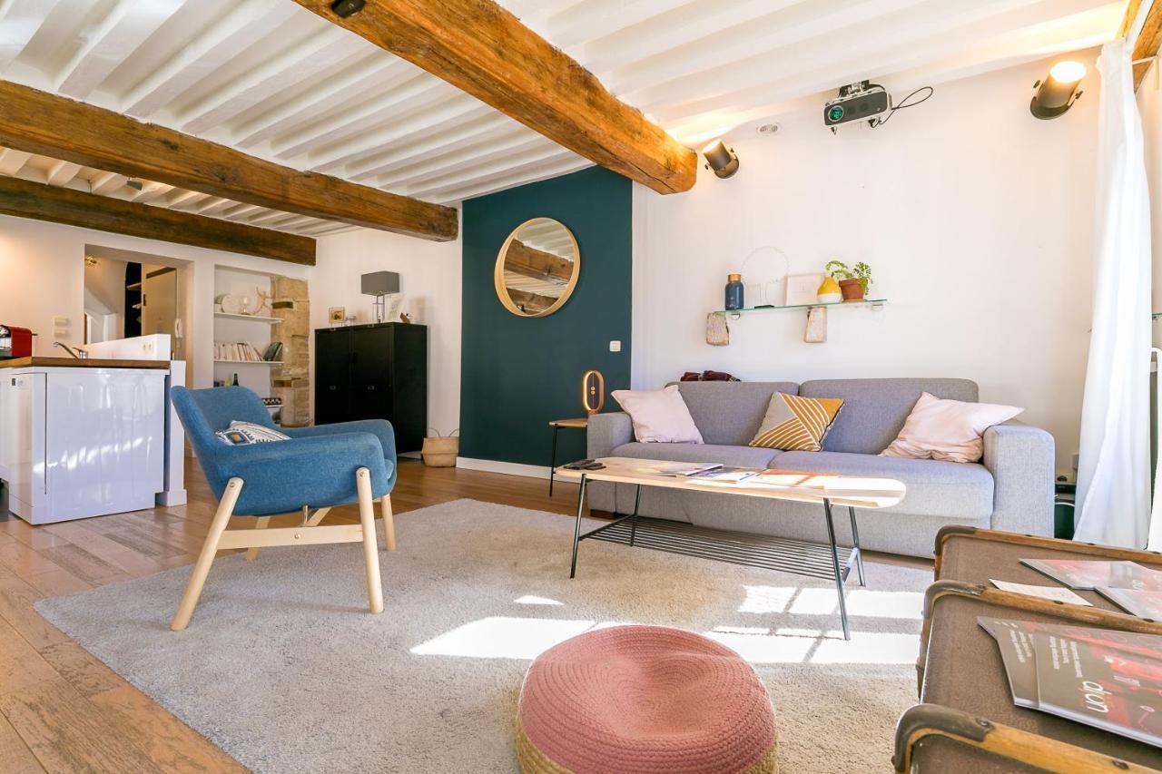 Le Rousseau Charme Et Authenticite- Srloc Apartamento Dijon Exterior foto